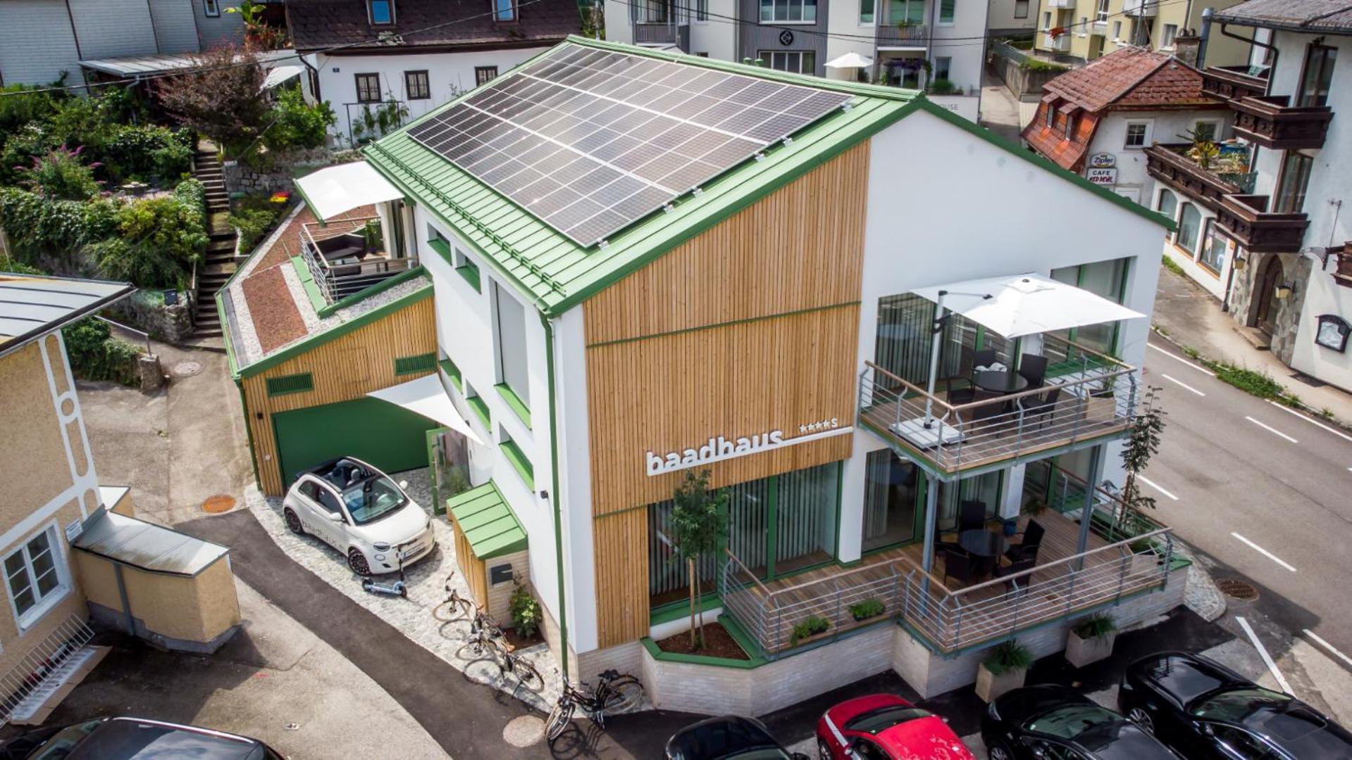 Ferienwohnung Baadhaus Traunkirchen Exterior foto